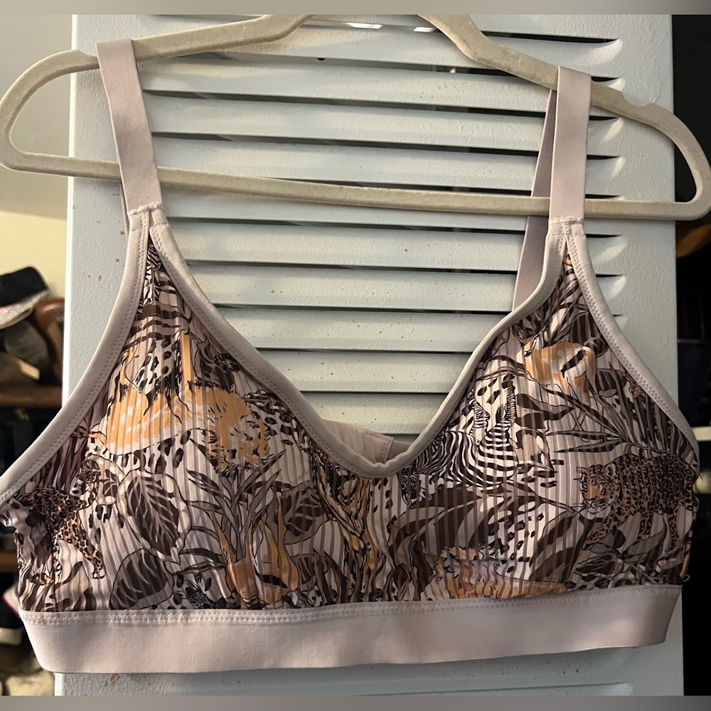 Aerie NWT jungle ribbed padded bralette